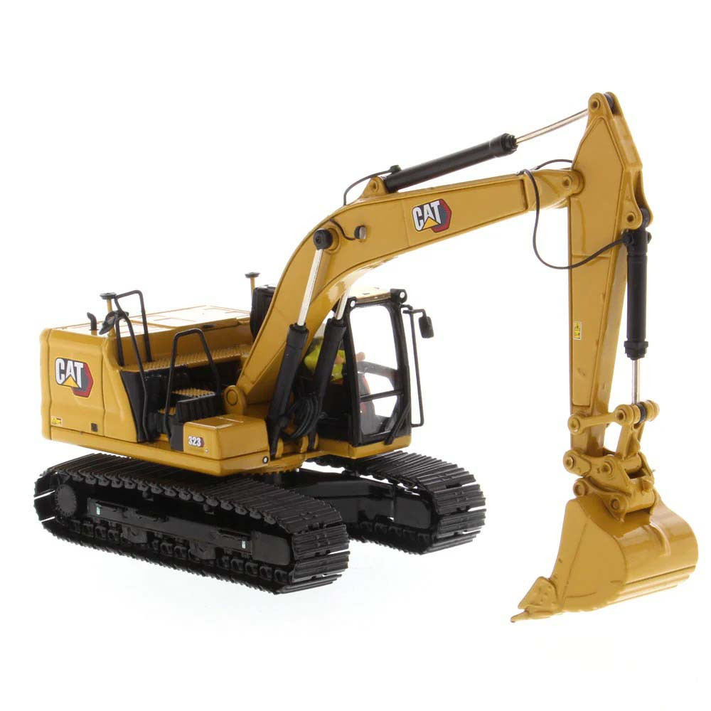 Diecast Masters 85657 Cat 323 Hydraulic Excavator & Tools 1/50 Scale Model