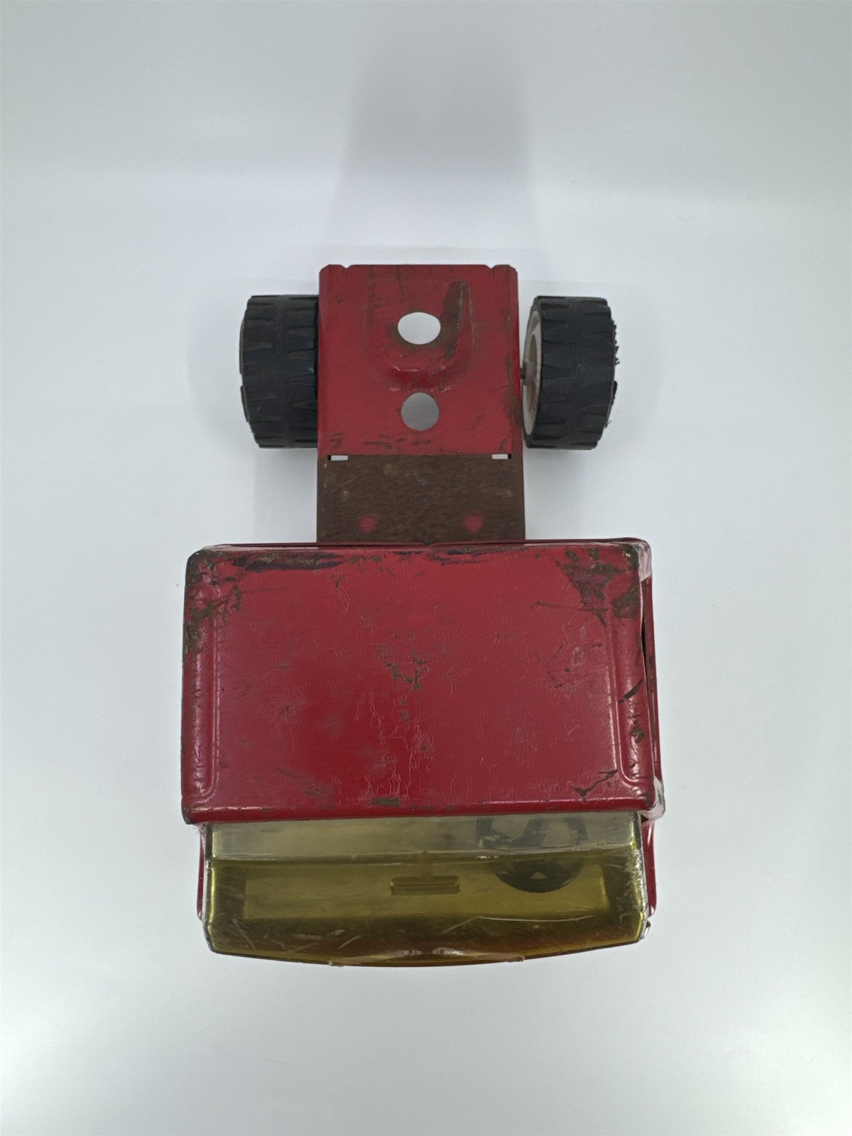 Vintage Red Steel Tonka Super Tanker Cab/Semi Truck Toy