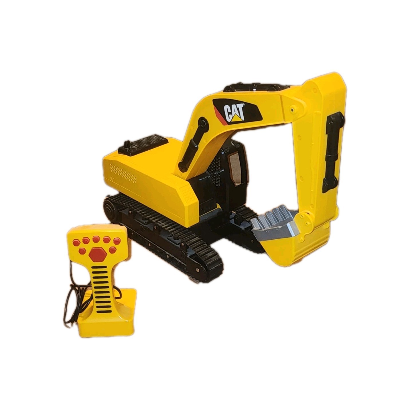 Vtg Cat Toy Caterpillar CAT EXCAVATOR Corded R/C Control – Sound, Motion Digger