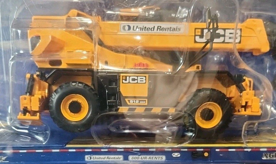 First Gear Freightliner Cascadia Landoll 930E Trailer, Rotating Tele Handler
