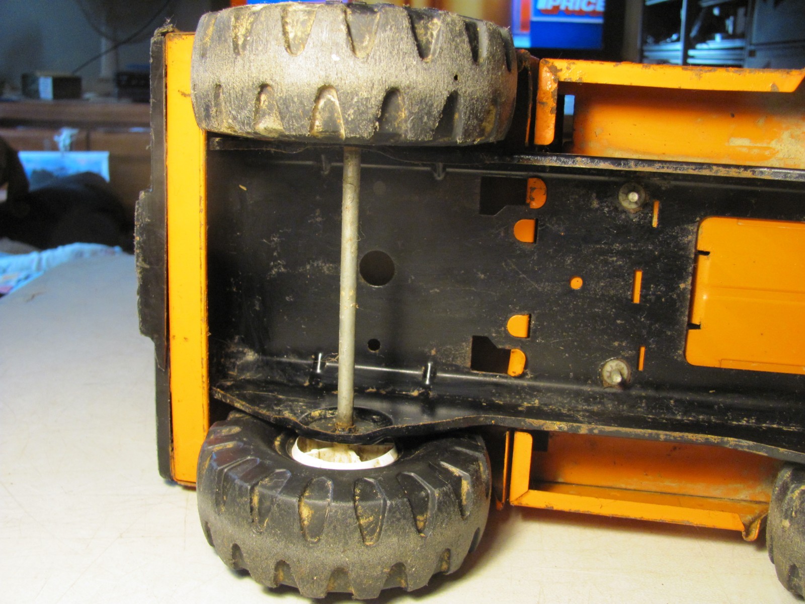 1970’s Mighty Tonka Orange Tow Truck.