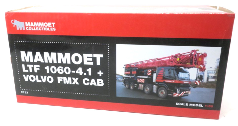 Liebherr Volvo LTF 1060-4.1 Mobile Crane – Mammoet – WSI 1:50 Scale #410331 New
