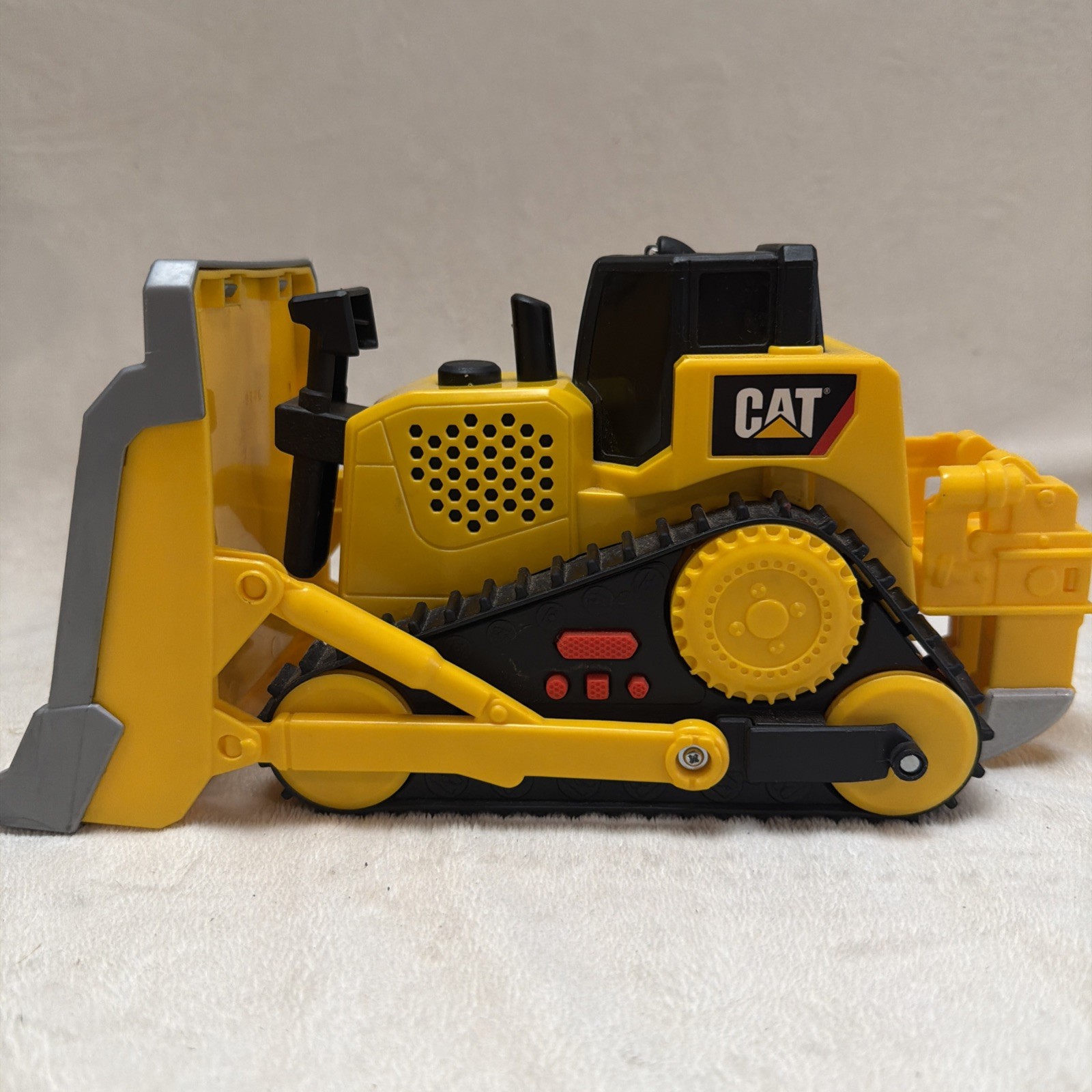 Toy State Cat Caterpillar Bulldozer Lights Sound Music 10″ Construction Tractor