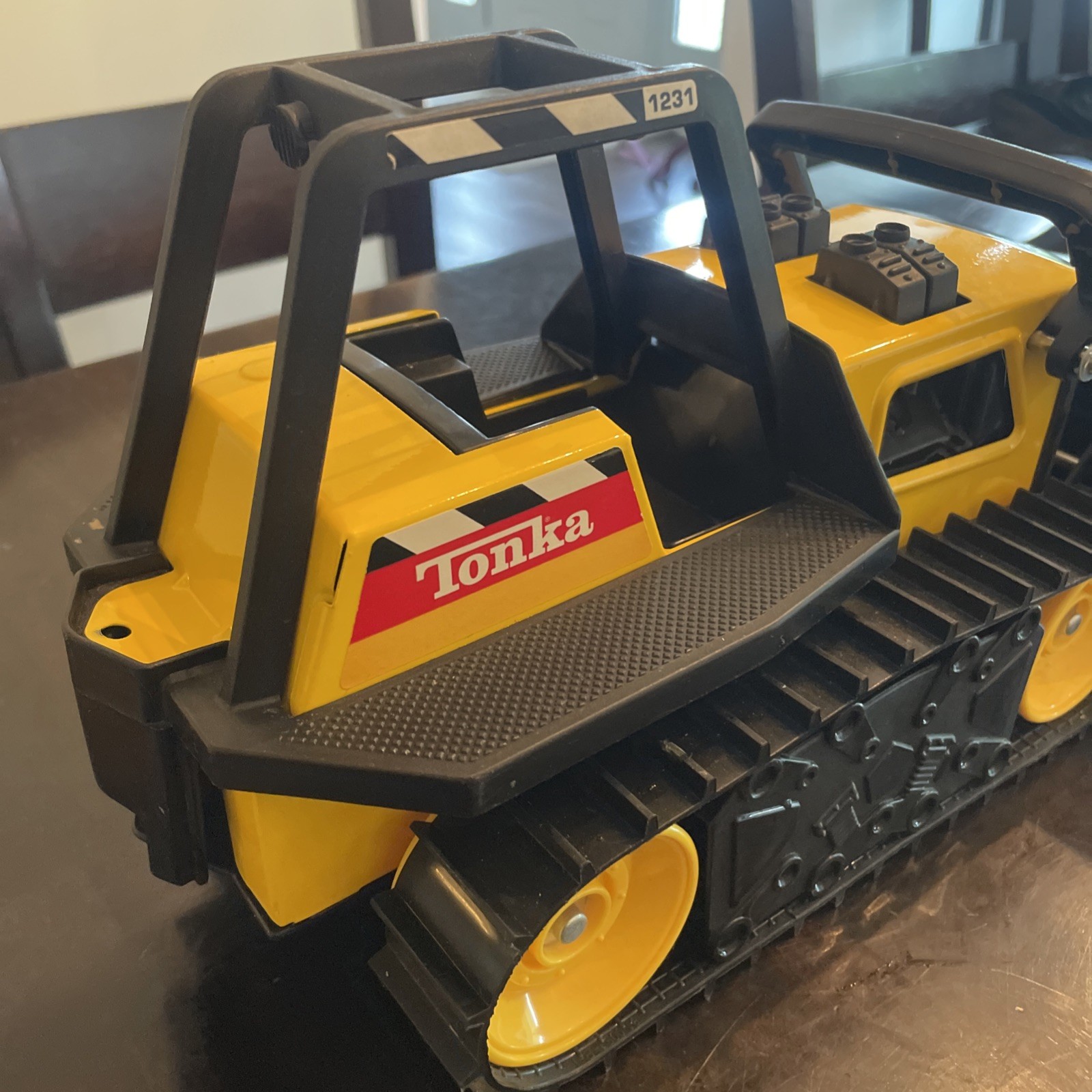 1999 Hasbro Tonka Bulldozer Construction Toy Vehicle Yellow
