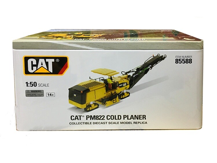 1:50 DM PM822 Cold Planer Construction Machine Equipment Diecast Model