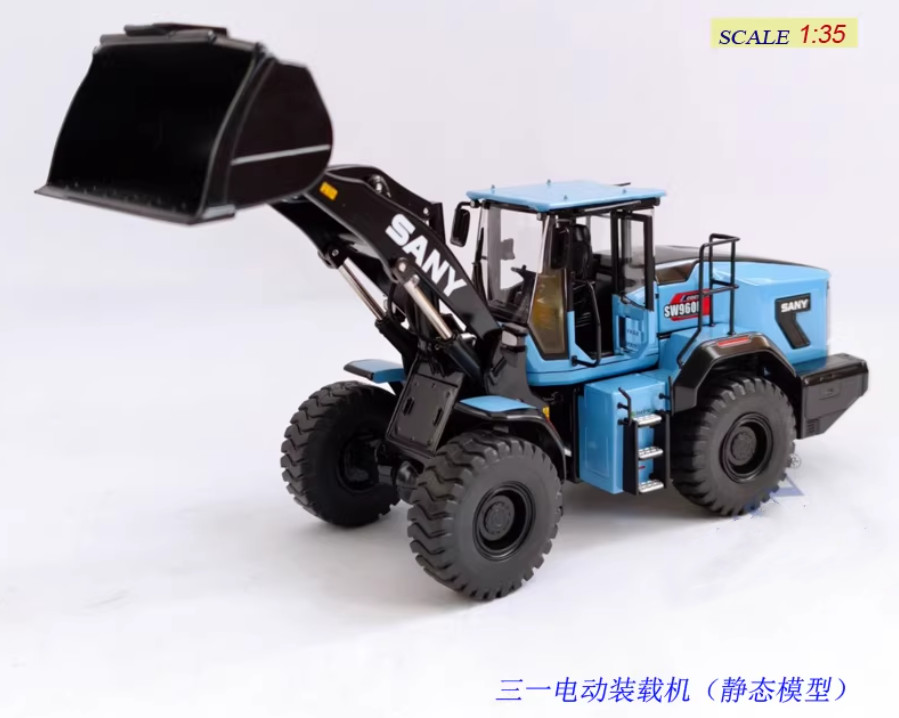 1:35 SANY SW960E Electric Loader Construction Machinery Equipment Diecast Model