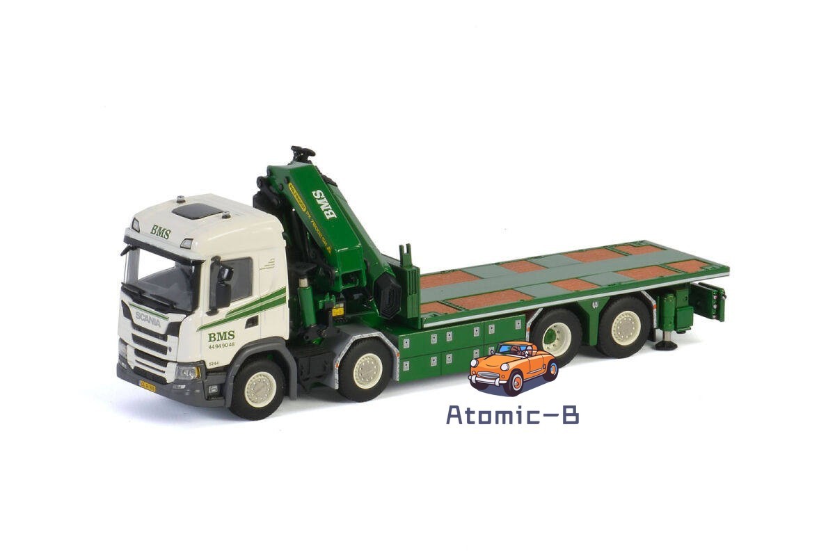 WSI 1:50 SCANIA CG17N 8X2 Scania Truck Trailer Model 01-2899
