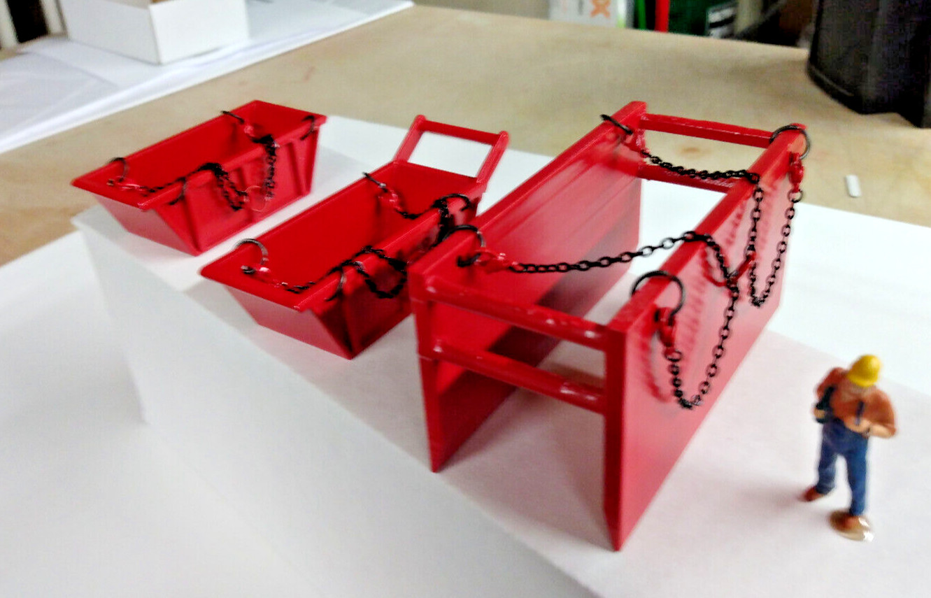 3D Trench, Bedding, Yard Box Set Metal Lift Slings Authentic Manitowoc Red 1/50