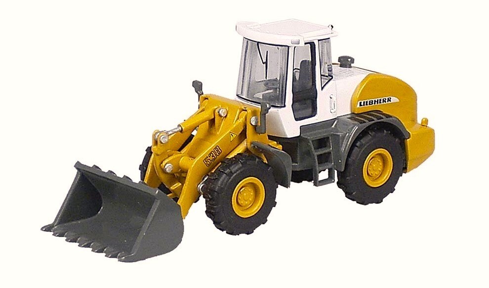 NZG 508 Liebherr L538 Wheel Loader – OEM 1/87 HO Scale Die-cast MIB