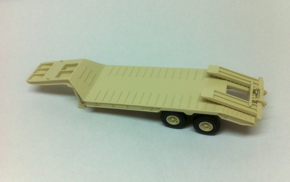 HO 1/87 Low Bed Semi Trailer – Ready Made Resin Model