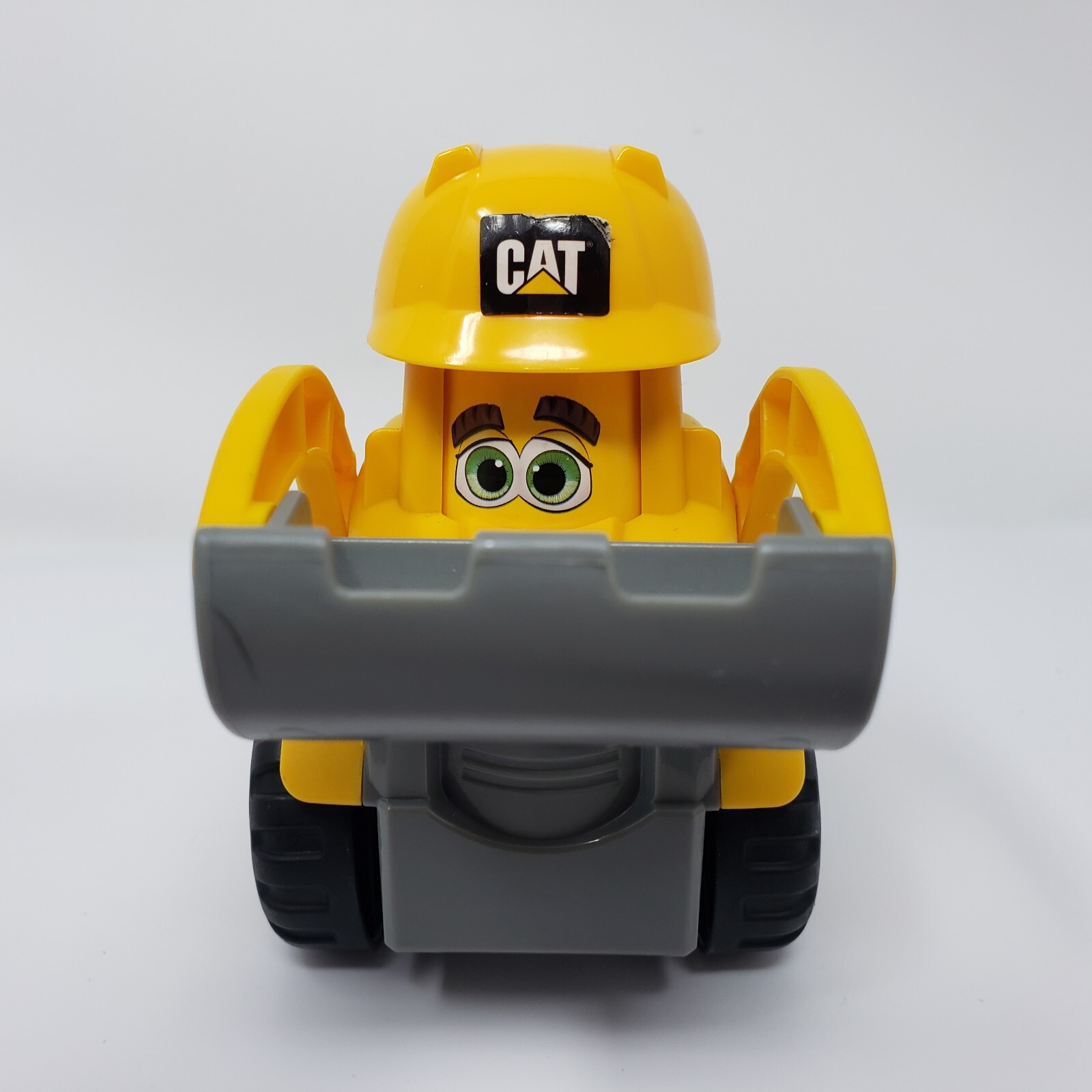 Cat Construction Loader Talks Push Hard Hat Takes Batteries