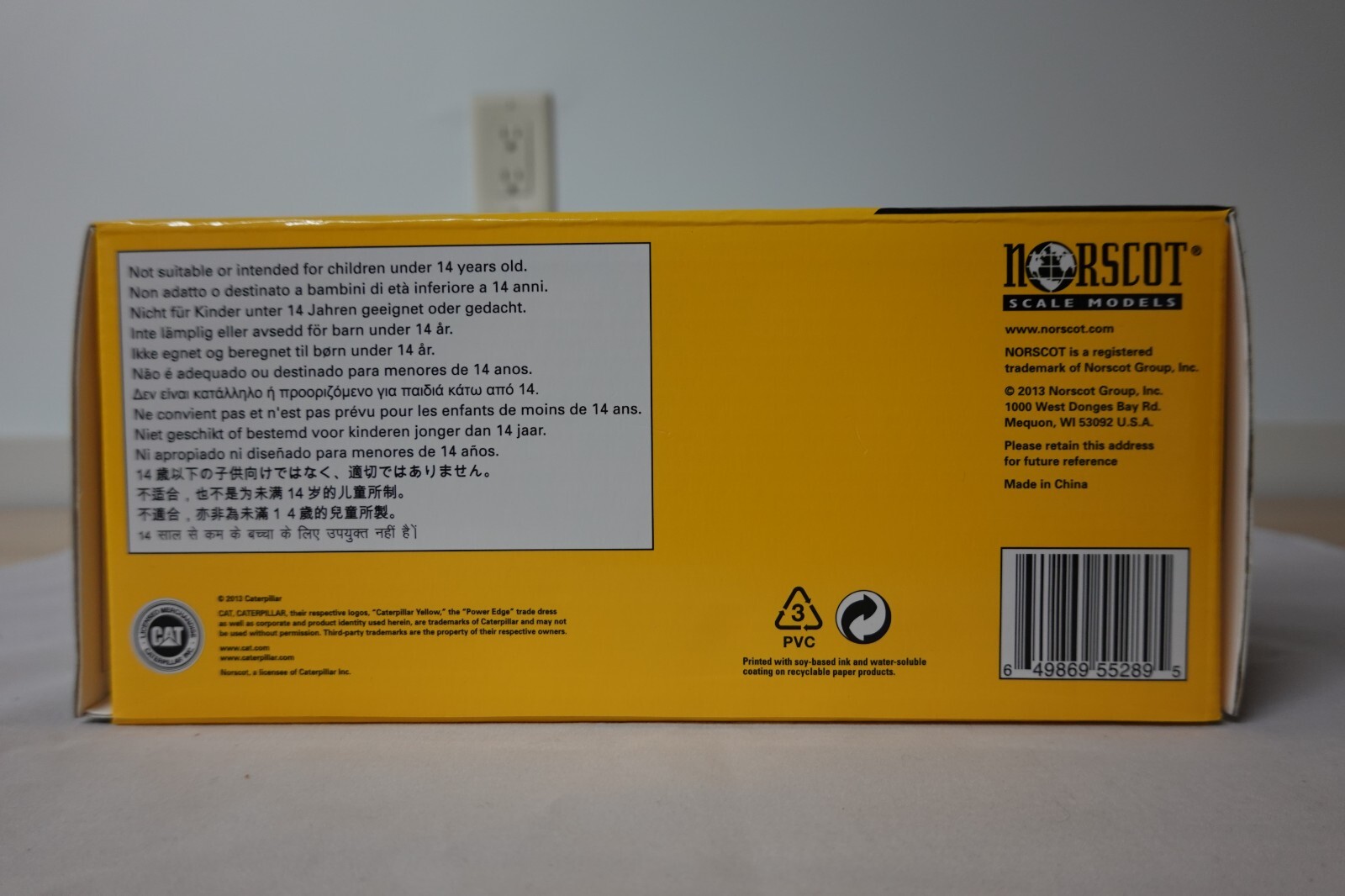 NORSCOT 55289 CAT 980K WHEEL LOADER 1:50 SCALE N.I.B
