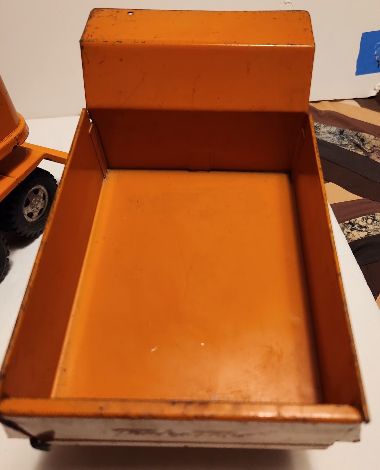 3 1950’s Tonka’s, Clam Shell Mobile Truck, Road Grader + Dump Truck