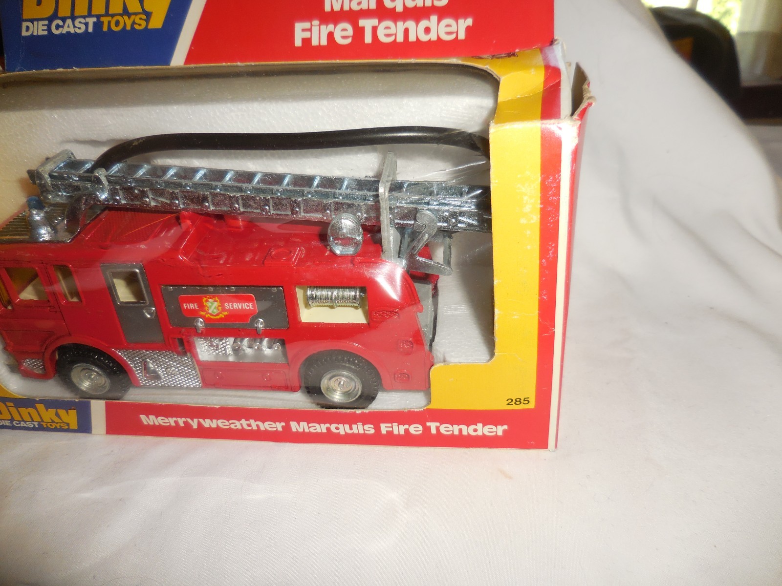 Vintage Dinky #285 Merryweather Marquis Fire Tender 1978