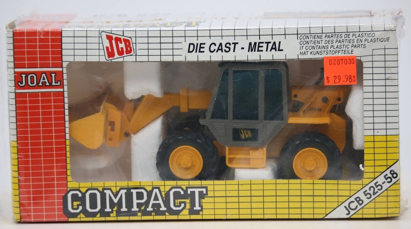 JCB 525-58 Telescopic Loader 1:35 Scale REF. 245 JOAL Die Cast W/ Plastic Parts