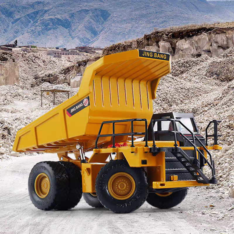 Die Cast Mining Truck Heavy Construction Transport Vehicle Model Gift 1:60 Scal