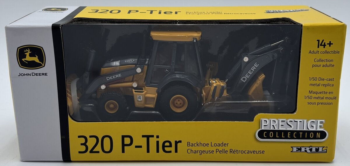 Ertl 45934 1:50 John Deere 320 P-Tier Backhoe Loader