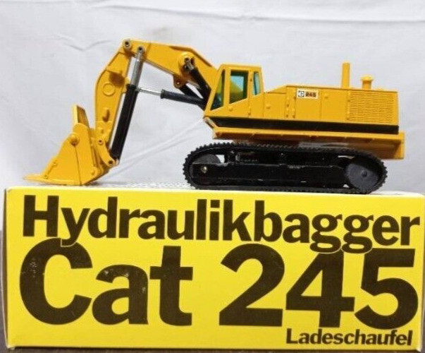 VTG 80’s Caterpillar (CAT) 245 Shovel 1/50 NZG #160 -177 Made in W. Germany