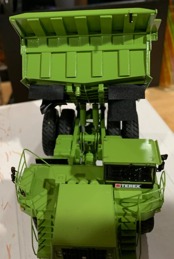 OHS Models #873.1 Brass Terex 33100B Green Mining Dump Truck #/75 Mint In Box