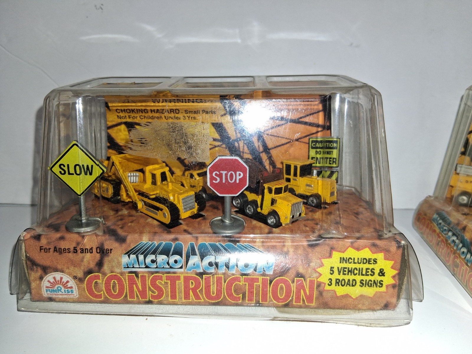 VTG Micro Construction Trucks Diecast With Original Package Lot Of (2) 5Packs