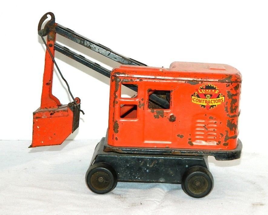 Antique Marx Lumar Contractors Steam Shovel Toy