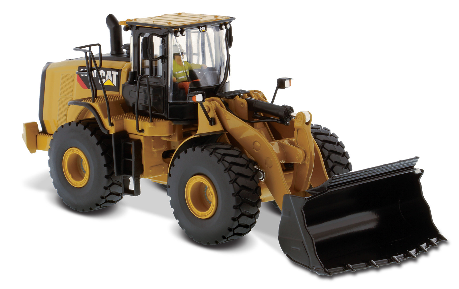 DM 1:50 CAT 966M Caterpillar Wheel Loader Alloy Engineering Forklift Model 85928