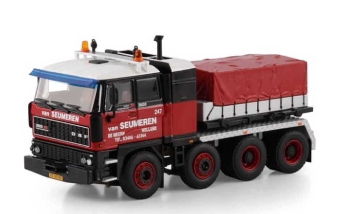1:50 Mammoet DAF 3600 8X4 Ballast Tank Truck Construction Machine Diecast Model
