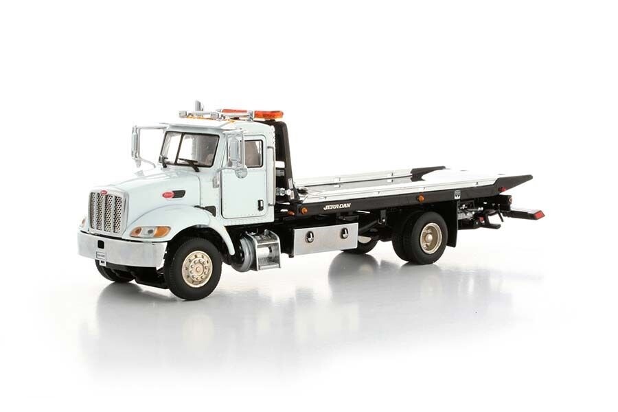 Peterbilt 335 Jerr-Dan Rollback Truck – White – TWH 1:50 Scale #080-01101 New