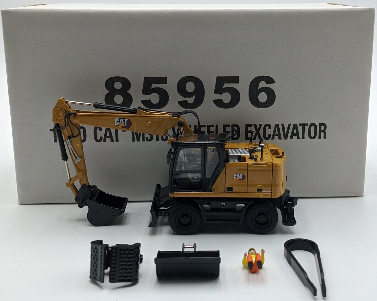DieCast Masters 85956 1:50 Caterpillar M318 High Line Series Wheeled Excavator