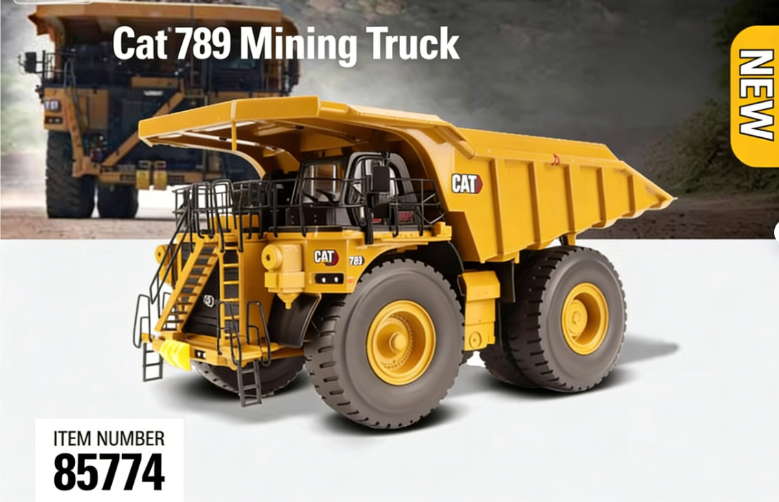 1:50 DM CAT 789 Mining Dump Truck Construction Machinery Equipment Diecast Model