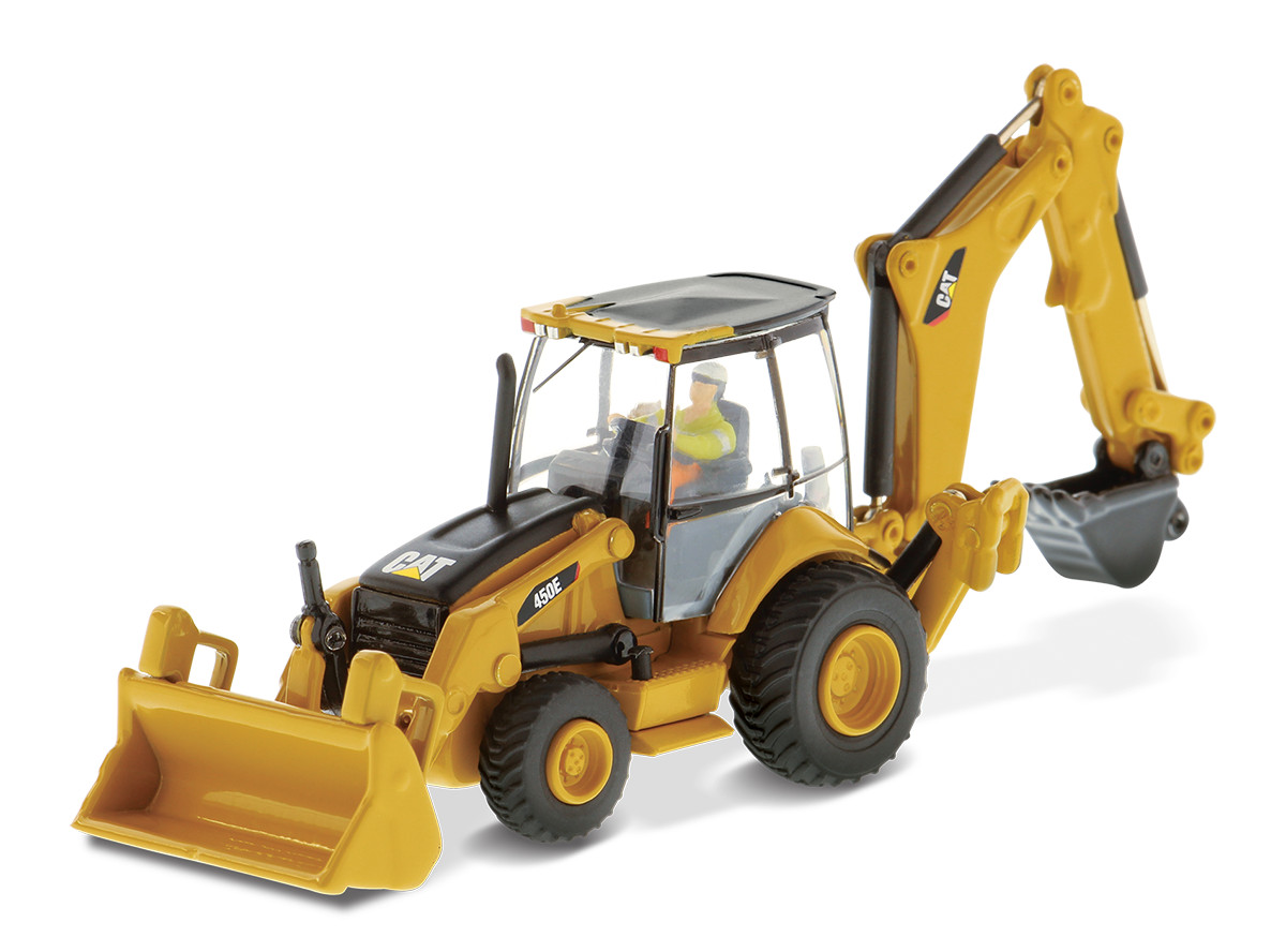 DieCast Masters 85263 1:87 Caterpillar 450E Backhoe Loader Diecast Model