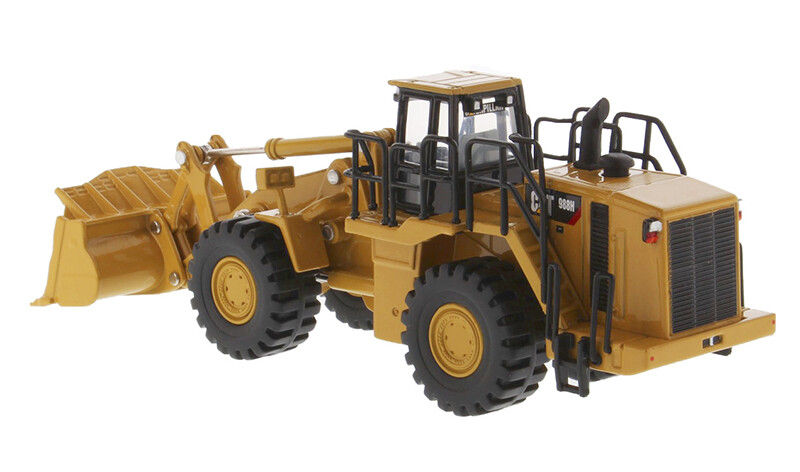 1:64 CAT988H Wheel Loader Construction Forklift Machine Equipment Diecast Model
