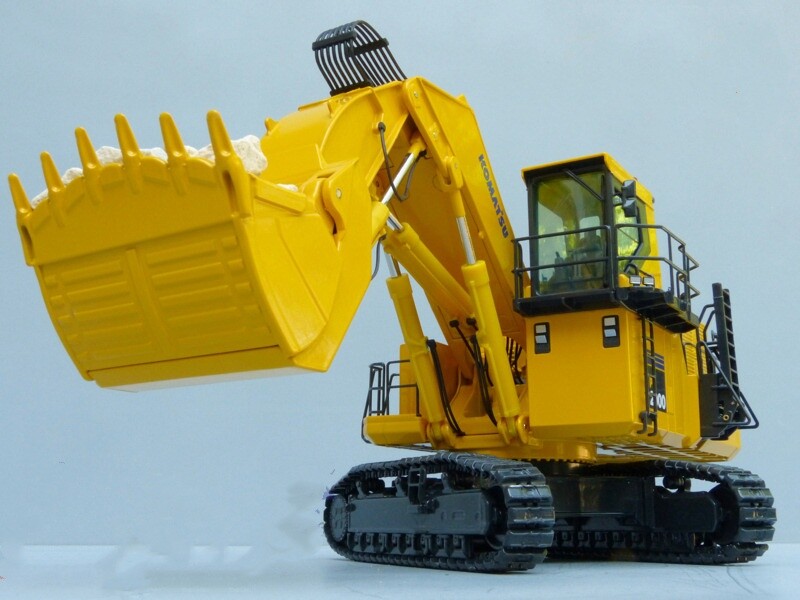 1:50 NZG PC2000-8 Front Shovel Excavator Construction Machine Diecast Model