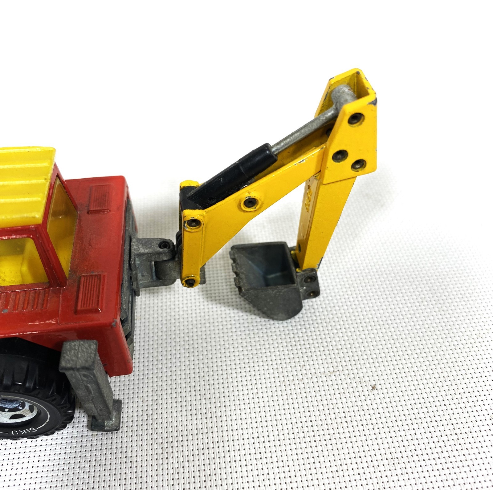 2 Vntg SIKU W. Germany DIECAST BACK HOE LOADERS #2818 & #3531 (Minor Damage)