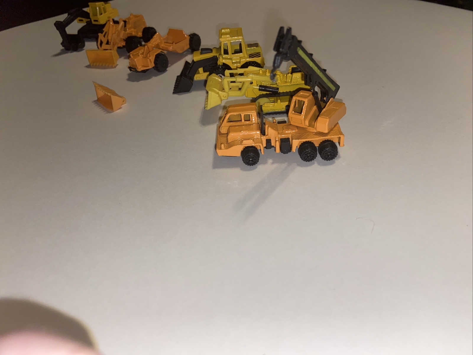 Matchbox Excavator Front Loader Blade Crane Bulldozer 6 Heavy Equipment Lot