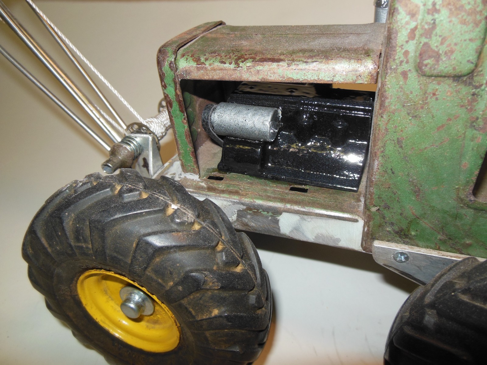 Tonka Art, Junk Yard Crane, Raw