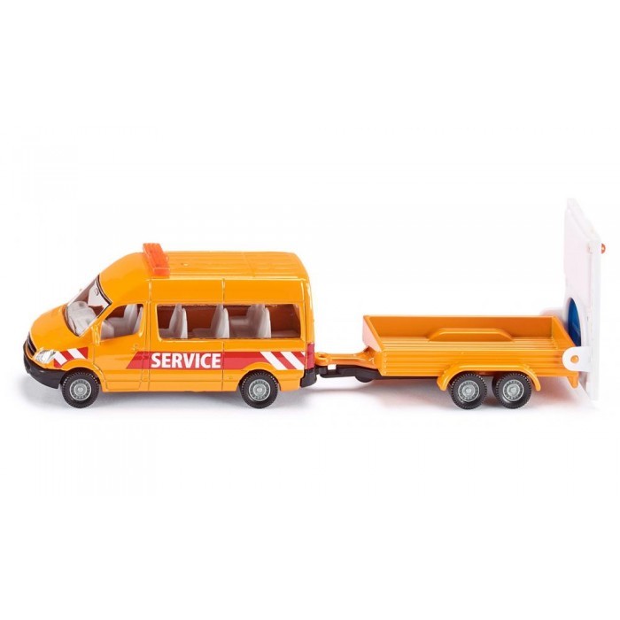 NEW SIKU 1660 BLISTER PACK MAN Transporter Traffic Control Trailer Diecast Model