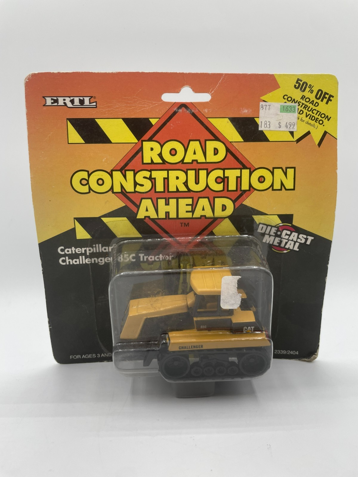 ERTL CAT 85C Challenger Tractor, Road Construction, 1/64, NIB Caterpillar