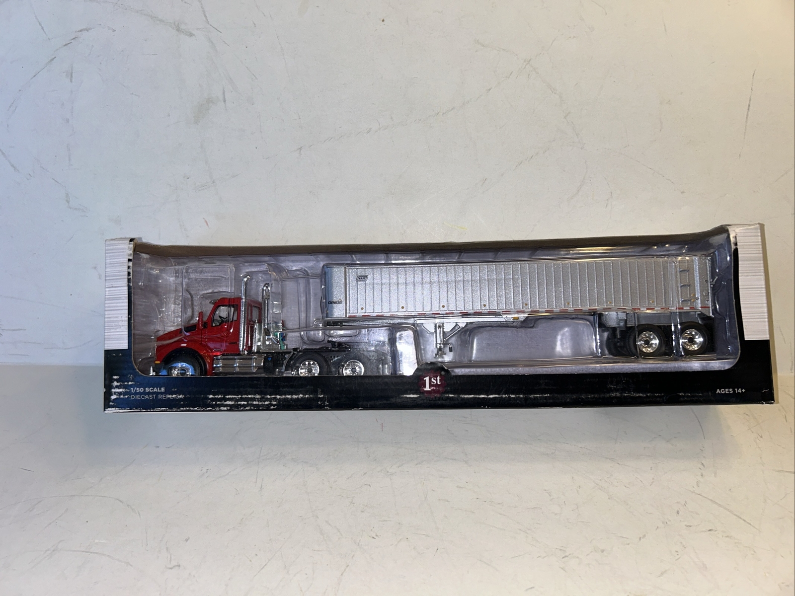 Red/Silver Kenworth T880 East End Dump First Gear 50-3455