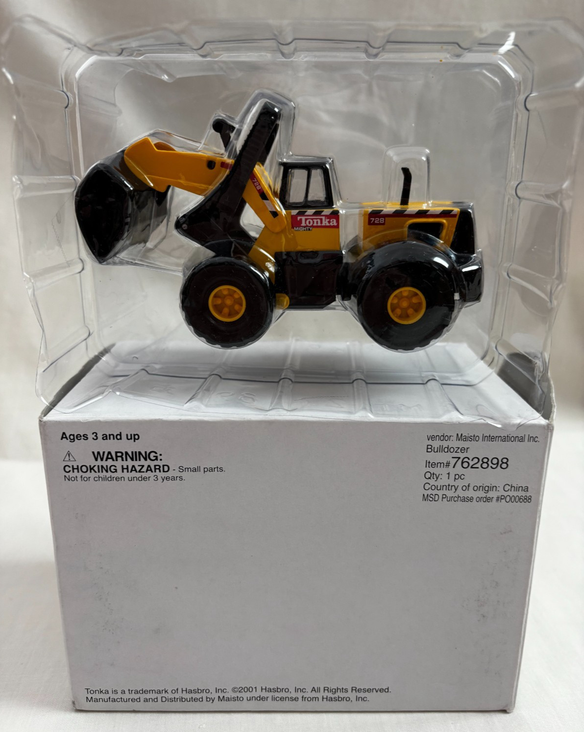 Maisto Hasbro Mini Tonka 728 Front End Loader – 2001