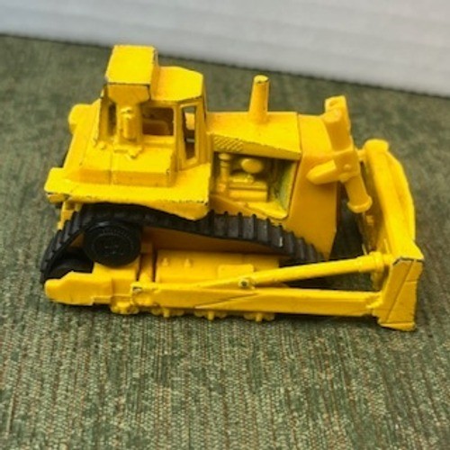 Hot Wheels Caterpillar Bulldozer Yellow Diecast 1979 Mattel Malaysia Vintage