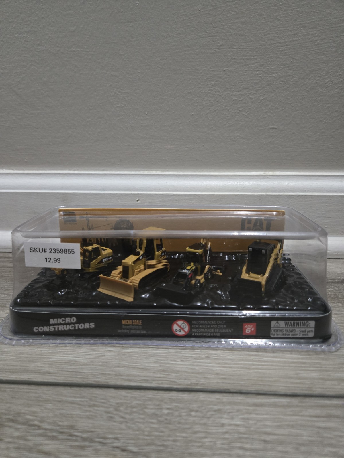 CAT Micro Constructors By Diecast Masters Micro Scale 4 Piece Set NEW Sealed Toy