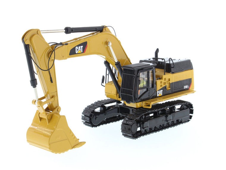 DM Caterpillar CAT 374D L Excavator Alloy Excavator Vehicle Model 1:50 85274