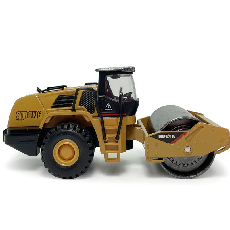 1/50 Road Roller Construction Vehicle Diecast Model Boys Toys for Kids Gifts