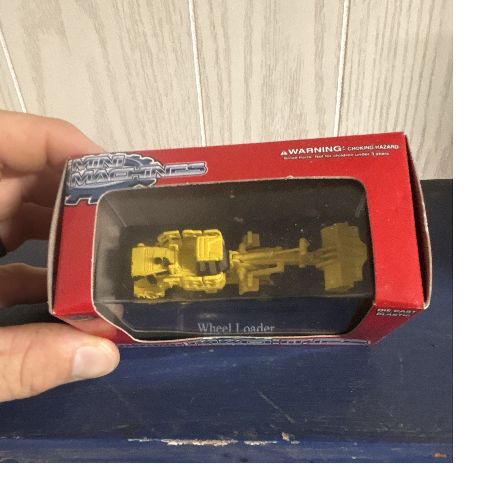 Mini Machines Wheel Loader 1:64 Diecast/Plastic Yellow Unopened Box