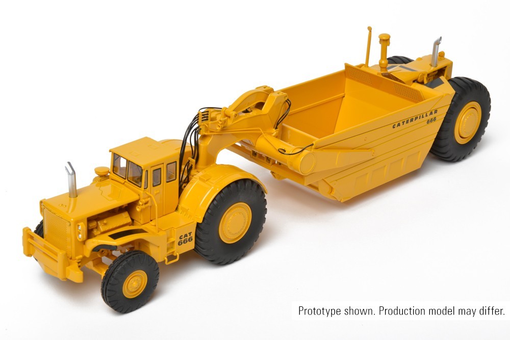 CATERPILLAR 666 80TON WHEEL SCRAPER BY CCM