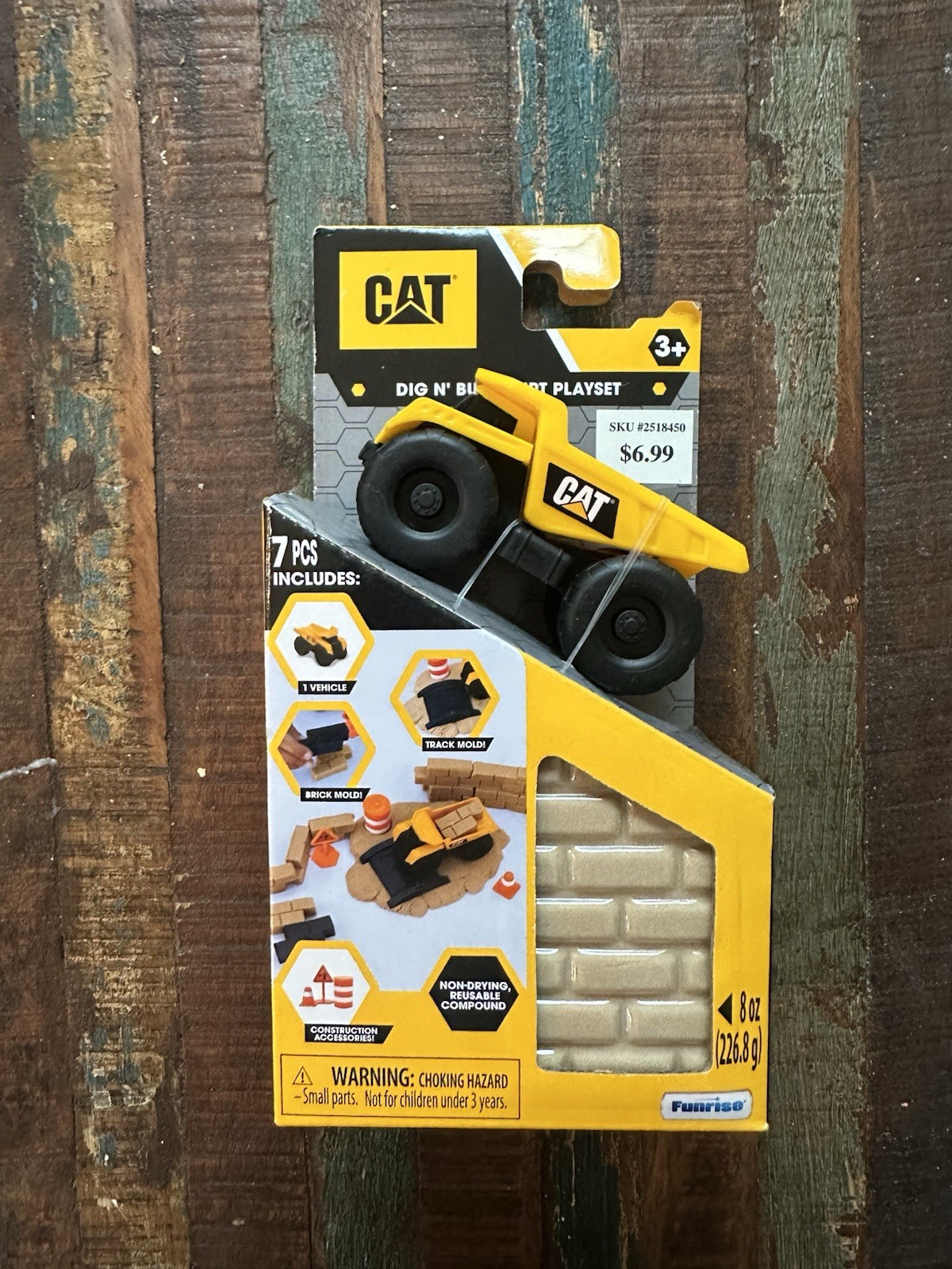 CAT Dig and Build Dirt Playset Construction Toy