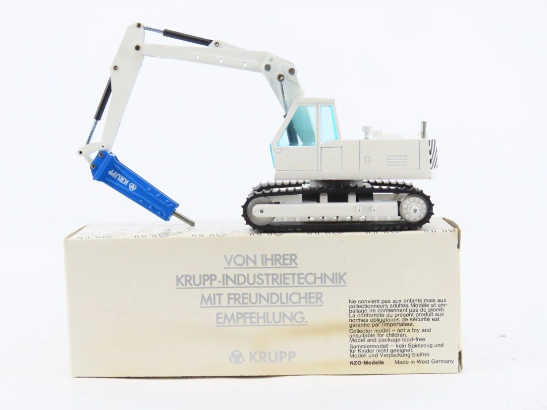 Eder R835 Excavator with Krupp Hammer – NZG 1:50 Scale Diecast Model #247