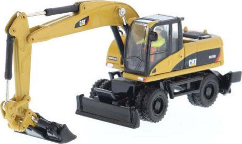 Caterpillar M318D Wheeled Excavator w/ Operator (High Line Series) 1:87 HO Scale