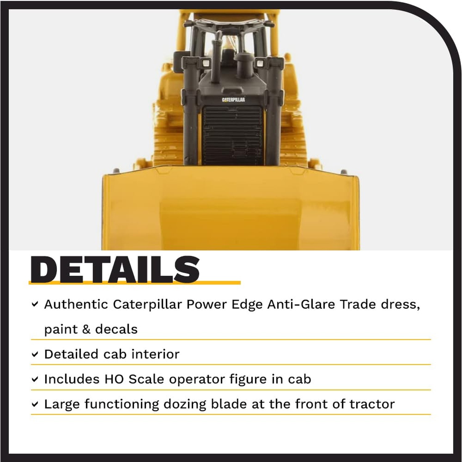 Diecast Masters 1/87 Caterpillar D9T Track-Type Tractor – High Line Series
